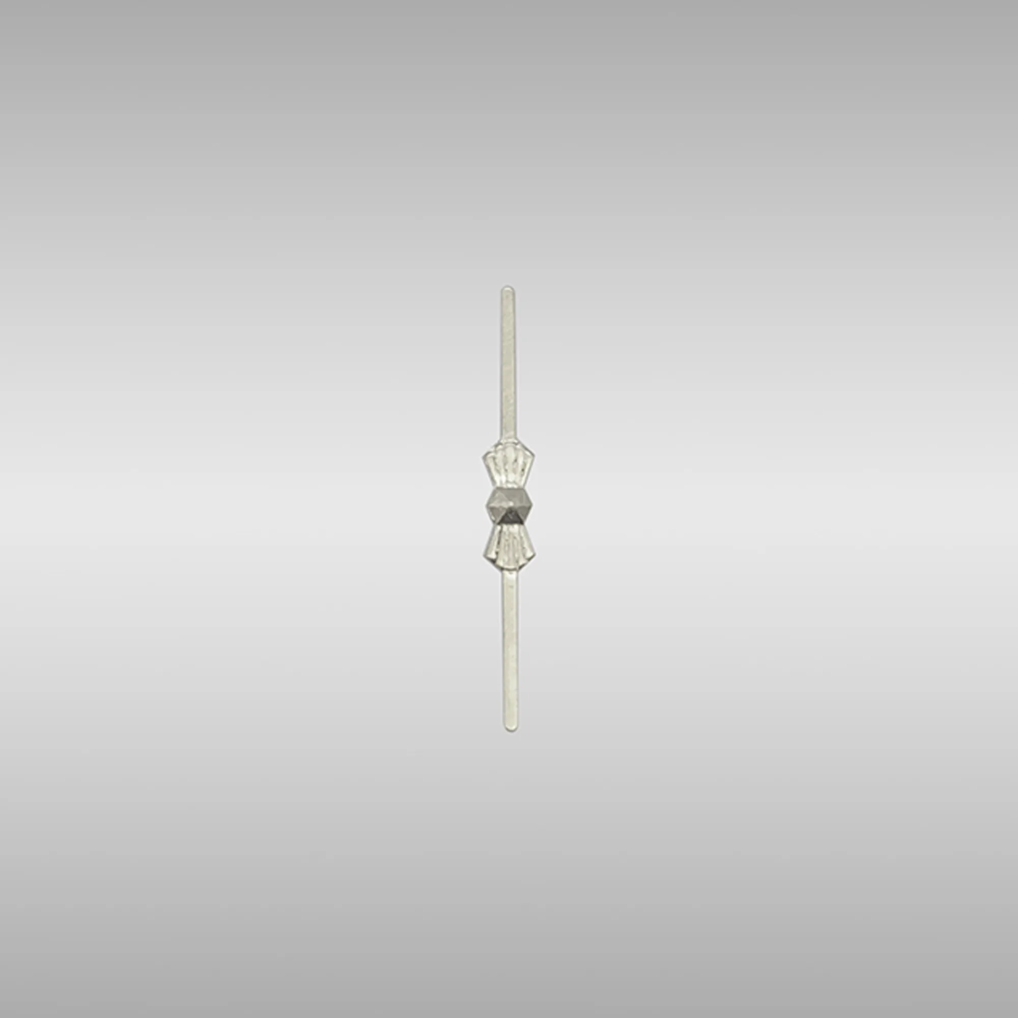 C90021  Bow Tie Straight Link Polished Chrome 33mm